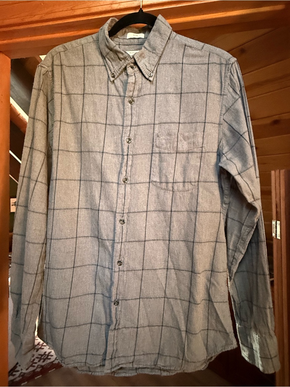 J. Crew brushed twill flannel